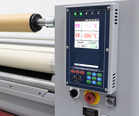 термопресс TitanJet RTX5 - Главная панель управления с LCD-дисплеем